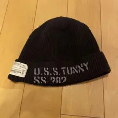 リアルマッコイズ NAVAL CLOTHING FACTORY ニット帽 黒 THE REAL McCOY'S/リアルマッコイズ】 ニットキャップ/U.S. NAVY