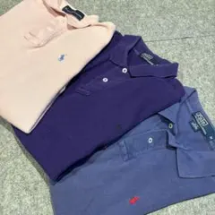 3枚セット ￼Polo by Ralph Lauren 半袖ポロシャツ M