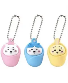 ちいかわ おくるみマスコットチャーム ちいかわ ハチワレ うさぎ ガチャガチャ