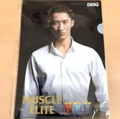 ザバス SAVAS MUSCLE ELITE 岩本照クリアファイル 2枚 ザバス SAVAS MUSCLE ELITE 岩本照クリアファイル 2枚