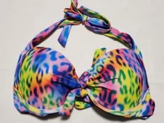 RELLECIGA カラフルレオパード柄ビキニ XL　トップのみ