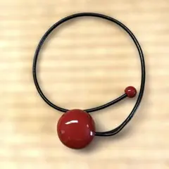 N*t様 赤い球状ペンダント チョーカー
