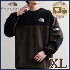 正規品✨ノースフェイス　アルバニー　EXクルーネック　ブラウン　XL 韓国限定