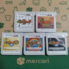 3DS 妖怪ウォッチ シリーズ 5本セットまとめ売り ソフトのみ