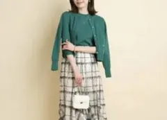 Apuweiser-riche♡アプワイザーリッシェ アンサンブルカーディガン緑
