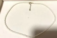 ミニパールネックレス 約45cm アジャスター付き