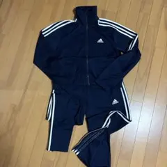 美品　adidas ウォームアップウェアセット L ネイビー