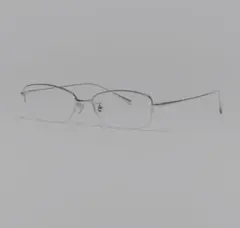 JINS リムチタン メガネ シルバー 美品