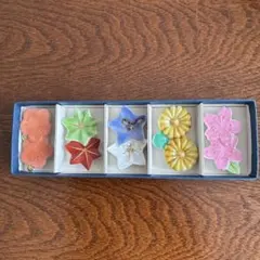 京焼 清水焼 芳山桜会 箸置き 5個セット - メルカリ