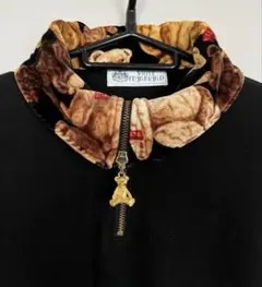 WHITE ITARIYARD テディベア 襟付トレーナー スウェット 日本製