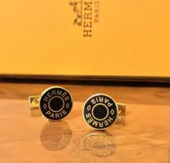 エルメス⭐︎HERMES カフリンクス《リコル 2》エタン カフスボタン