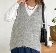 CPCM　フラッグヤーンミドルベスト　グレーのサムネイル