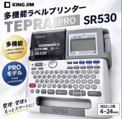 【美品】KING JIM テプラ PRO SR530 ラベルライター 動作確認済