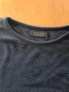 ZARA MAN 長袖 カットソー ネイビー日本 Mサイズのサムネイル
