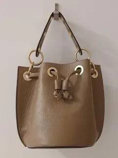 ANDREA CARDONE　アンドレアカルドネ イタリアンレザー 巾着型バック