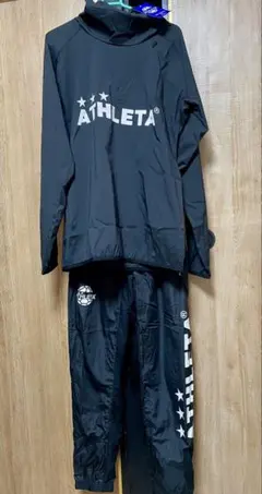 ATHLETA ピステ上下 M ブラック
