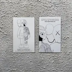 希少 kaws カウズ トランプ Bicycle OriginalFake 青 - メルカリ