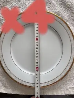 Noritake ゴールドプレート4枚 26cm