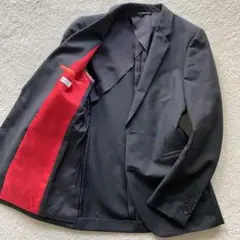 【美品】ポールスミス　テーラードジャケット ブラック　裏地　Ｍサイズ