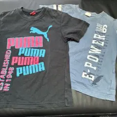 PUMA Tシャツ 130サイズ 黒　セット