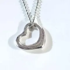 ティファニーTIFFANY オープンハートネックレス スモール