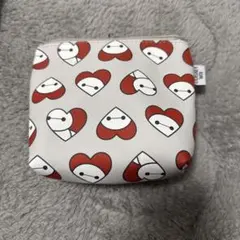 未使用　しまむら　ディズニー　ベイマックス　ポーチ　グレー