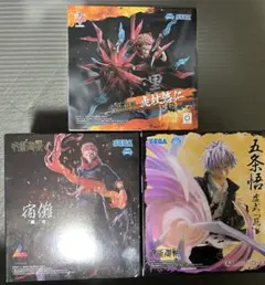 呪術廻戦　虎杖悠仁　黒閃　五条悟　紫　宿儺　開フィギュア　ルミナスタ