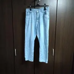 【1078】ライトブルー ストレートデニム