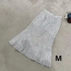 NATURAL BEAUTY BASIC マーメイドスカート　ライトグレー　M