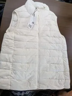 アイボリー ダウンベスト LLサイズ HKK-1750