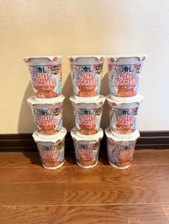 日清 冷しカップヌードル ピリ辛キムチ味 9個セット