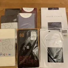 新品　カラータイツ　いろいろな種類　8足