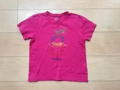 ⚫︎グリーンレーベルリラクシング　ピンク 星と音符 Tシャツ　125cm