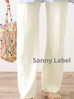 新品 Sonny Label 接触冷感ストレートニットパンツ　イージーパンツのサムネイル