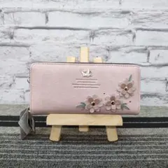 ★新品★ ベベダヤン ラウンドファスナー 長財布 花の贈り物 コスモス PKのサムネイル