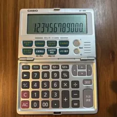CASIO BF-480 ローン電卓 シルバー