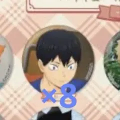 影山飛雄 いただきます 缶バッジ 8点セット