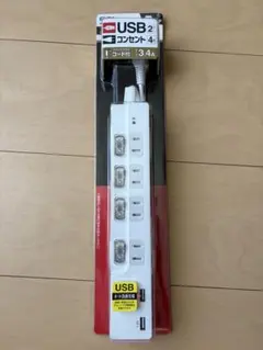 ELPA スイッチ付USBタップ WBK-4232SUA(W)のサムネイル