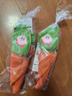星のカービィ　ぷぷぷやさい　まきまきおやさいタオル