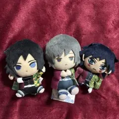 冨岡義勇 セット くっつきぬいぐるみバッジ ぽふっと キーチェーンマスコット