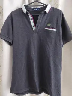 FRED PERRY ポロシャツ M ダークグレー
