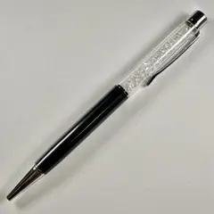 【美品】スワロフスキー ボールペン クリスタルライン ブラック シルバーのサムネイル