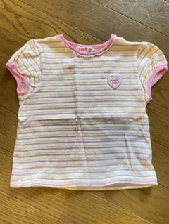 メゾピアノ　ボーダー　ポロシャツ　90cm