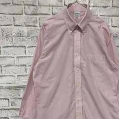 ブルックスブラザーズ長袖シャツ！ピンクM 0313