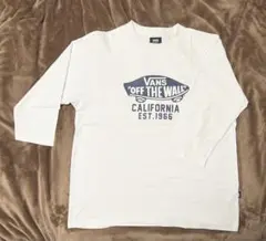 【VANS】フットボール 七分袖Tシャツ メンズ Lサイズ