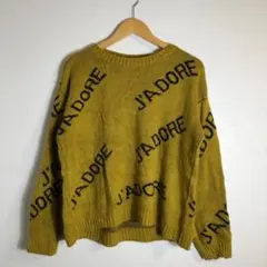 ~vintage~ ニットセーター(マスタードイエロー)