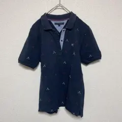 【TOMMY HILFIGER 】美品　ネイビー ポロシャツ S