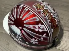 ラメ ハート 富士日章 コルク半 ヘルメット Rady 旭風防 XJR400 - メルカリ