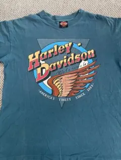 Harley Davidson ラグラン七分袖カットソー LサイズLイーグル - メルカリ