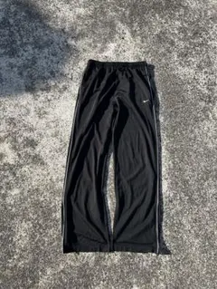 90s 00s NIKE トラックパンツ バギー 裾幅25cm 裾ジップあり